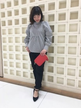 BARNYARDSTORM本部さん（レディース・151cm）の冬コーディネート