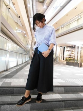 BARNYARDSTORM本部さん（レディース・156cm）の冬コーディネート