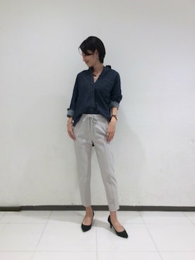 BARNYARDSTORM本部さん(レディース・167cm)の冬コーディネート