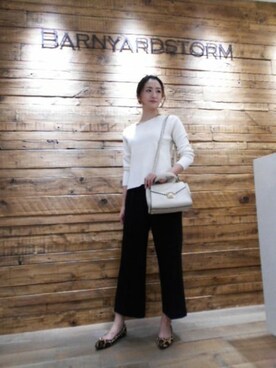 BARNYARDSTORM本部さん（レディース・172cm）の冬コーディネート