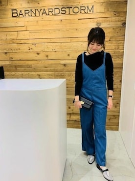 BARNYARDSTORM本部さん（レディース・162cm）の冬コーディネート