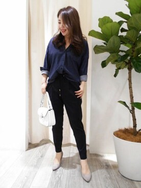 BARNYARDSTORM本部さん（レディース・161cm）の冬コーディネート