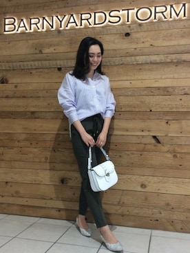 BARNYARDSTORM本部さん（レディース・160cm）の春コーディネート