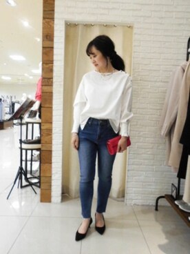 BARNYARDSTORM本部さん（レディース・155cm）の春コーディネート