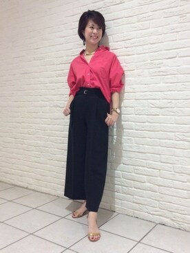 BARNYARDSTORM本部さん（レディース・165cm）の春コーディネート