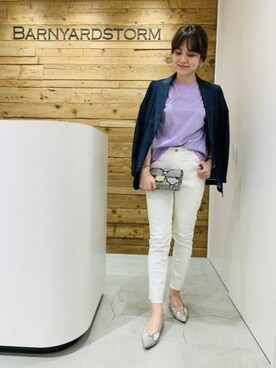 BARNYARDSTORM本部さん（レディース・163cm）の春コーディネート