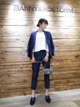 BARNYARDSTORM本部さん（レディース・172cm）の春コーディネート