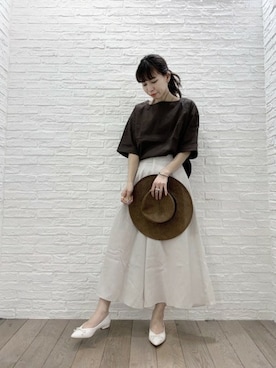 BARNYARDSTORM本部さん（レディース・159cm）の春コーディネート