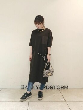 BARNYARDSTORM本部さん（レディース・152cm）の春コーディネート
