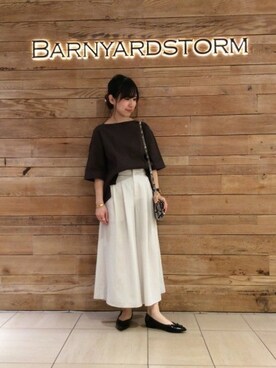 BARNYARDSTORM本部さん（レディース・155cm）の春コーディネート