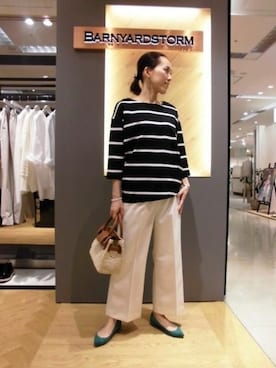 BARNYARDSTORM本部さん（レディース・162cm）の春コーディネート