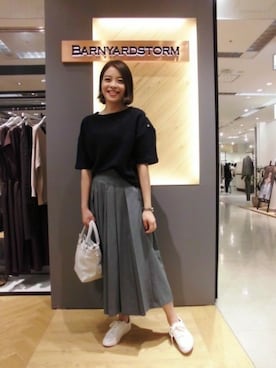 BARNYARDSTORM本部さん（レディース・167cm）の春コーディネート