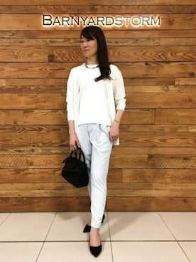 BARNYARDSTORM本部さん（レディース・163cm）の春コーディネート