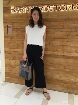 BARNYARDSTORM本部さん（レディース・170cm）の春コーディネート