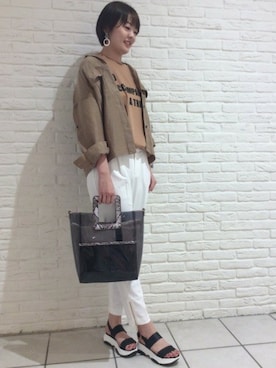 BARNYARDSTORM本部さん（レディース・170cm）の春コーディネート