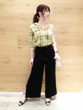 BARNYARDSTORM本部さん（レディース・163cm）の春コーディネート