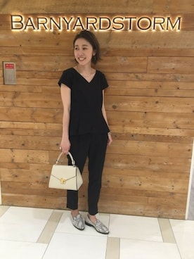 BARNYARDSTORM本部さん（レディース・160cm）の春コーディネート