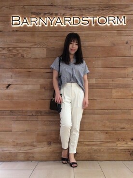 BARNYARDSTORM本部さん（レディース・158cm）の春コーディネート