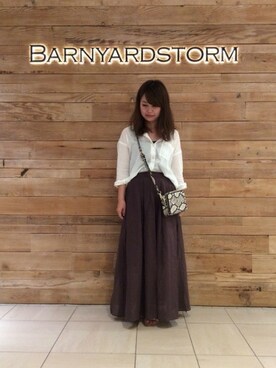 BARNYARDSTORM本部さん(レディース・155cm)の春コーディネート