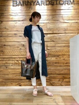 BARNYARDSTORM本部さん（レディース・172cm）の春コーディネート