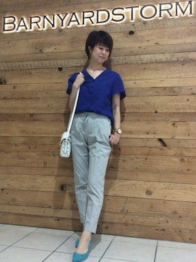 BARNYARDSTORM本部さん（レディース・160cm）の春コーディネート