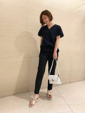 BARNYARDSTORM本部さん（レディース・164cm）の夏コーディネート