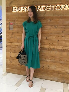 BARNYARDSTORM本部さん（レディース・170cm）の夏コーディネート