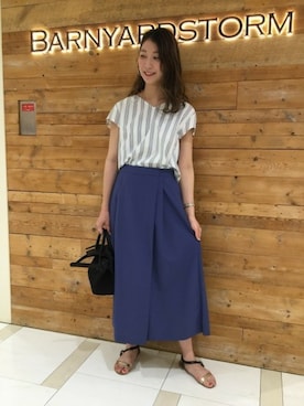 BARNYARDSTORM本部さん（レディース・170cm）の夏コーディネート
