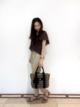 BARNYARDSTORM本部さん（レディース・160cm）の夏コーディネート