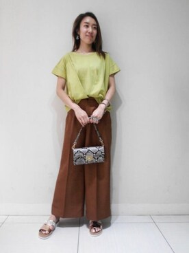 BARNYARDSTORM本部さん（レディース・160cm）の夏コーディネート