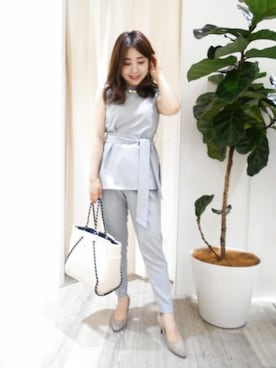 BARNYARDSTORM本部さん（レディース・161cm）の夏コーディネート