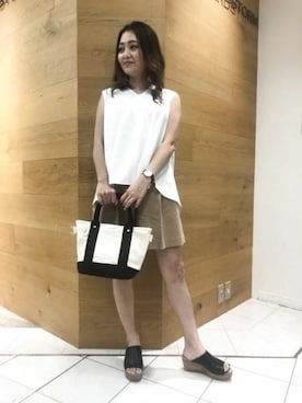 BARNYARDSTORM本部さん（レディース・158cm）の夏コーディネート