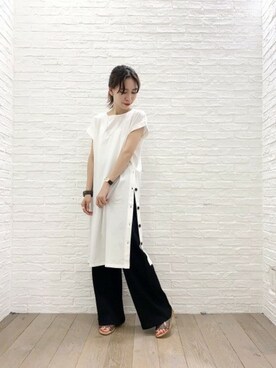 BARNYARDSTORM本部さん（レディース・159cm）の夏コーディネート