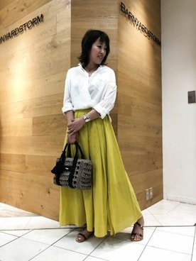 BARNYARDSTORM本部さん（レディース・164cm）の夏コーディネート