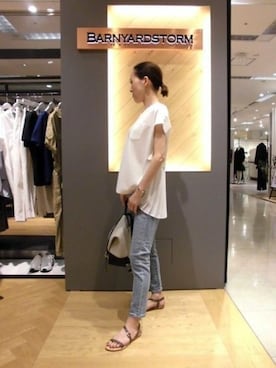 BARNYARDSTORM本部さん(レディース・160cm)の夏コーディネート