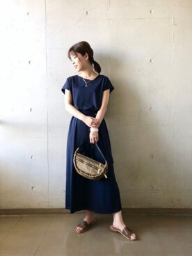 BARNYARDSTORM本部さん（レディース・157cm）の夏コーディネート