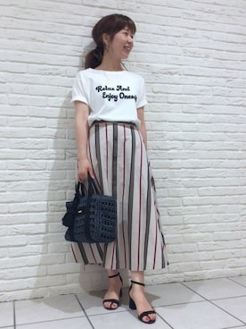 BARNYARDSTORM本部さん（レディース・156cm）の夏コーディネート