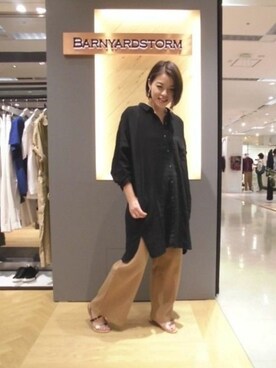 BARNYARDSTORM本部さん（レディース・167cm）の夏コーディネート