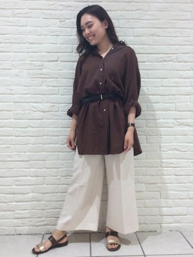 BARNYARDSTORM本部さん（レディース・160cm）の夏コーディネート