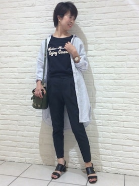 BARNYARDSTORM本部さん（レディース・160cm）の夏コーディネート