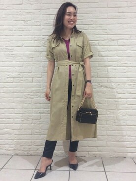 BARNYARDSTORM本部さん（レディース・160cm）の夏コーディネート