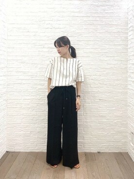 BARNYARDSTORM本部さん（レディース・159cm）の夏コーディネート