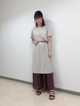 BARNYARDSTORM本部さん（レディース・163cm）の夏コーディネート