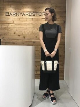 BARNYARDSTORM本部さん（レディース・174cm）の夏コーディネート
