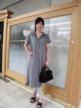 BARNYARDSTORM本部さん（レディース・163cm）の夏コーディネート