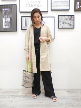 BARNYARDSTORM本部さん（レディース・151cm）の夏コーディネート