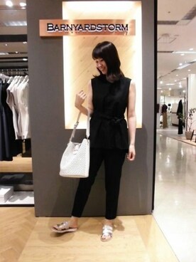 BARNYARDSTORM本部さん(レディース・164cm)の夏コーディネート