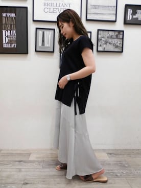 BARNYARDSTORM本部さん（レディース・156cm）の夏コーディネート