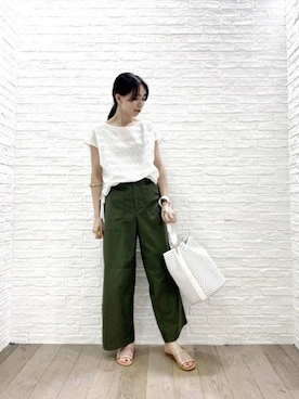 BARNYARDSTORM本部さん（レディース・159cm）の夏コーディネート