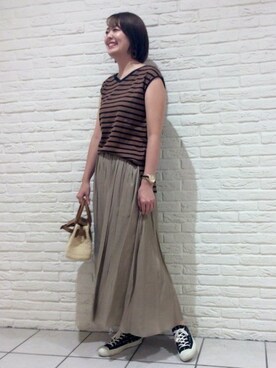 BARNYARDSTORM本部さん（レディース・170cm）の夏コーディネート